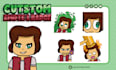 custom exclusive twitch emotes, icons, emoji and sub badges