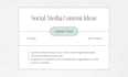 create unique social media content ideas