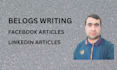 write facebook post content linkedin articles and blogs writing