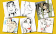 create fast and fun hand drawn caricatures