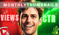 be your dedicated youtube thumbnail designer, monthly, weekly,custom, minimalist