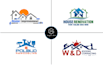 make outstanding home repair, roofing, remodeling, handyman logo
