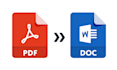 convert PDF to word, excel html quickly