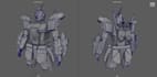 3d model the robot and mecha