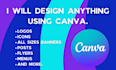 create a unique and professional web blog banner using canva