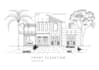 draw 2d house plans with elevations sections and other details