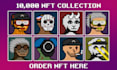 create unique nft pixel art collections