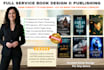 create a professional thriller book cover for your novel