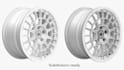 design realistic 3d wheels with rims, tires, and brake discs for cars and bikes