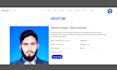 develop modern website using HTML and CSS