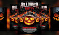 design your halloween flyer , party flyer , event flyer