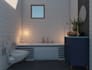 create interior design of your bathroom and 3d visualization