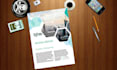 creative business flyer and brochures designs