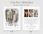 design your wedding thank you cards or save the date card with photo
