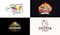 design premium cafe, coffee shop, restaurant logo design and branding kit