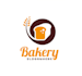 give creative bakery logo design with new concepts