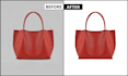 do product image editing, background removal and photo retouching