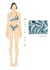 design your swimwear include flat drawing