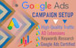 setup and optimize your google adwords PPC account