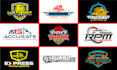 create transport, logistics, dispatching and trucking logo