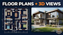 be your architect and create floor plans and 3d views