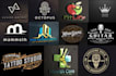 design a professional 3d logo with realistic mockup