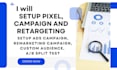 set up pixel, facebook, instagram, campaign and retargeting