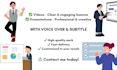 create professional presentation videos with voiceover