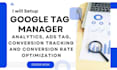 setup analytics, goals, audit, cro, conversion tracking