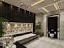 design bathroom interior in 3d and render