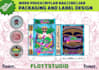make cannabis packaging, box and label for your product