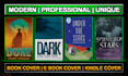 do modern and creative book cover, ebook cover, kindle cover