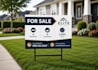 design real estate yard signs, open house signs, and realtor riders
