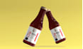 design shampoo, hot sauce, bottle label design