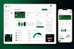 design a modern saas dashboard UI UX in figma