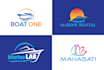 do logo design for marine, boat, yacht, shipping brand