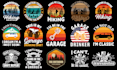 make bulk best custom trendy t shirt design bundle