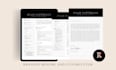 design a professional resume and cv template