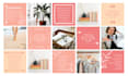 create aesthetic social media post templates using canva