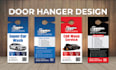 design door hanger, rackcard, dl flyer