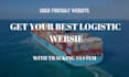 design logistic website, cargo website, dispatch with tracking system