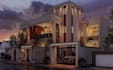 design modern house front 3d elevation exterior 3d renders