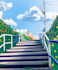 draw wallpaper, anime, lofi style, based on your imagination