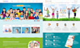 design kindergarten website preschool childcare, daycare elder website