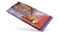 design modern chocolate bar wrapper, candy and cookies box
