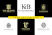 do minimalist monogram and initial letters clothing brand logo design