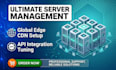 do remote desktop server setup and convert linux to windows on hetzner, contabo