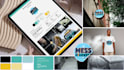 design a cohesive logo system with color palette