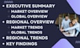 do market research, industry report, competitive analysis