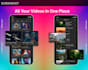 create professional video player app design
